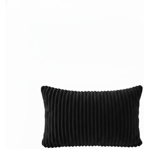 image:imageClaiks Corduroy Decorative Throw Pillow 2953 x 1575 for Sofa Living Room Soft Neutral Couch Pillow for Home Decor Black